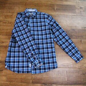 Blue Plaid Button Down